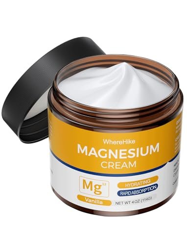 STILIP Natural Topical Magnesium Cream – Magnesium Lotion for Nighttime Skin Care, Lightweight Moisturizing Body Cream for Deep Hydration - Vanilla - görsel 14