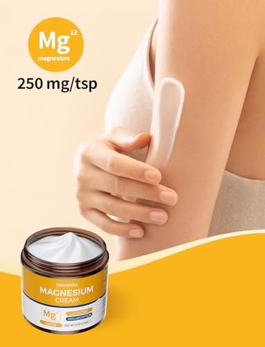 STILIP Natural Topical Magnesium Cream – Magnesium Lotion for Nighttime Skin Care, Lightweight Moisturizing Body Cream for Deep Hydration - Vanilla - görsel 8