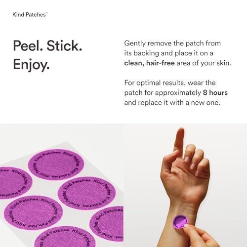 Kind Patches Collagen Patches - Skin Firming with Vitamin C, Amino Acids - Nature's Hyaluronic Acid for Hydration, Healthier Hair and Nails - 30 Count - görsel 12