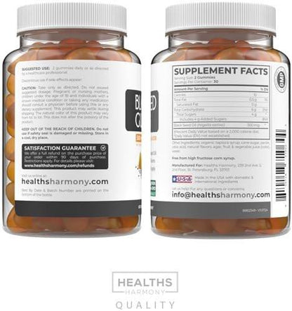 Black Seed Oil Gummies - Natural Ginger Ale Flavor (Non-GMO & Vegan) Cold-Pressed Nigella Sativa Producing Pure Black Cumin Seed Oil - 500mg Per 2 Gummy Serving