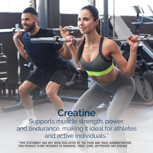 Nature's Wonder Micronized Creatine Monohydrate Powder 5g, Muscle Health, Muscle Energy Production, No Lactose, 5g of Micronized Creatine Powder per Serving, 450G, 90 Servings - görsel 12