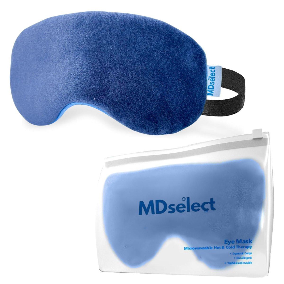 MDselect Microwavable & Freezable Hydro Beads Eye Mask - Warm & Cold Therapy for Dry Eyes, Styes, Blepharitis & Sinus Relief - görsel 10