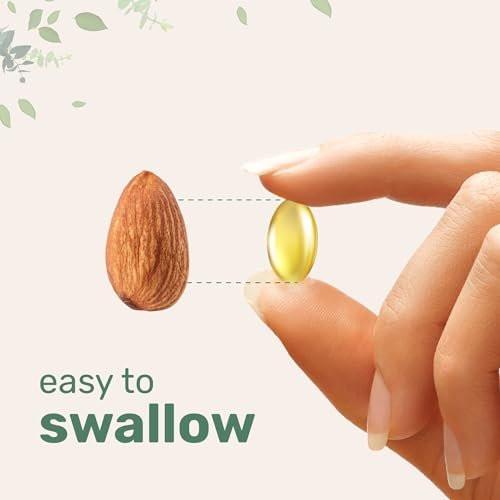 Micro Ingredients Extra Strength Omega 3 – Burpless & Lemon Flavored: Enteric-coated softgels help prevent fishy – Image 2