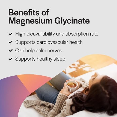 PureFormulas Magnesium Glycinate 100 mg Daily Support for Stress, Nerves, Sleep, Muscles, Metabolism Pure Magnesium Glycinate Supplement for Women and Men Magnesio Non-GMO 240 Tablets - görsel 10