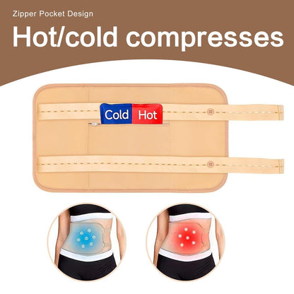 Castor Oil Pack Wrap, Castor Oil Wrap for Stomach, Liver Detox, Belly & Entire Body, Hot/Cold Compress Pads