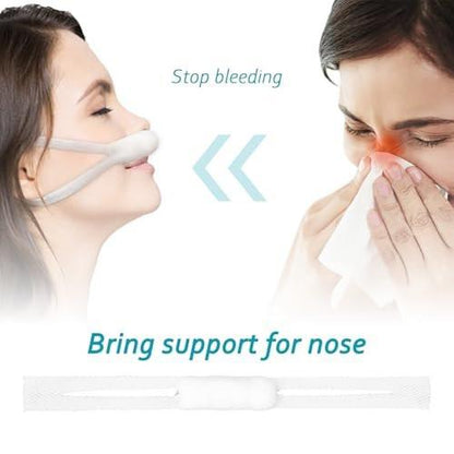 20 Pcs External Nasal Bandage Elastic Bandage for use After Nasal Surgery Dressing Rack with High Nasal Absorption Capacity
