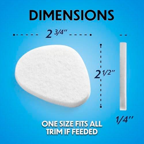 Metatarsal Pads for Women & Men (48 Pack) Ball of Foot Cushions for Pain Relief, Felt Metatarsal Foot Pads for All Shoe Types, Morton's Neuroma, Full Day Comfort, One Size Fits All (1/4” Thick) - görsel 15
