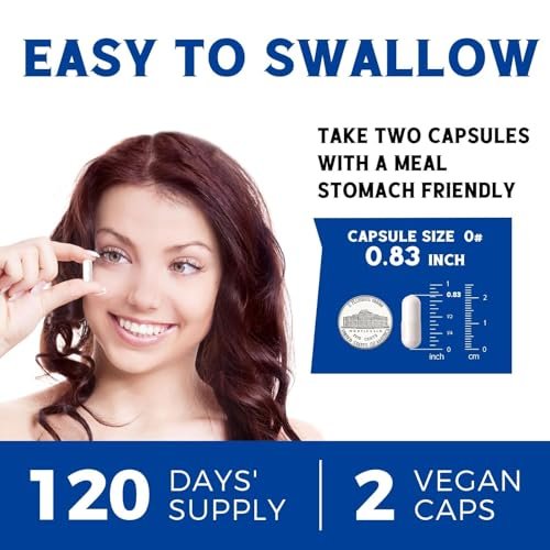 Vitalibre 10 in 1 Magnesium Complex, 420mg – Heart Health: Supports normal heart rhythm and blood pressure by – Image 6
