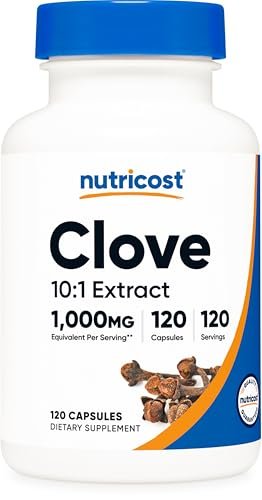 Nutricost Clove Extract 120 Capsules for 120 Servings Per Bottle - Vegan, GMO Free and Gluten Free - görsel 9