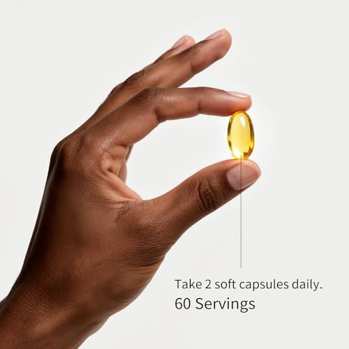 Vitamin D3 K2 Supplement with Vitamin D3 5000 IU, 200 mcg Vitamin K2 MK-7 & Natural Coconut Oil, Plant Based 2-1 Formula for Bone, Teeth, Muscle and Immune Health Support,120 Softgel Capsules - görsel 1