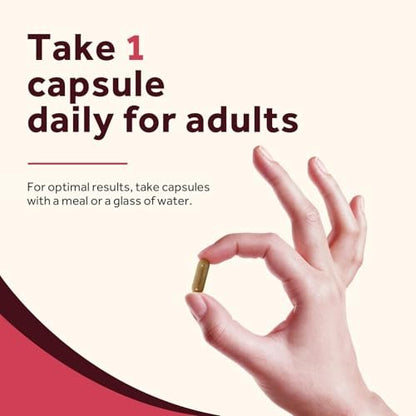 Doctor's Recipes Iron Supplement for Women & Men - Gentle Iron Bisglycinate with Vitamin C, B6, Folate & B12, Stomach Friendly Iron Pills, 30 Vegan Caps