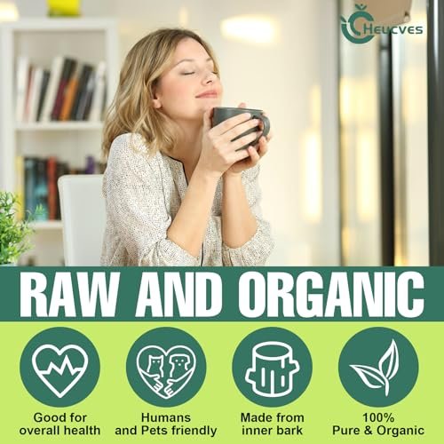 Slippery Elm, Slippery Elm Powder Organic, Elm Bark Made from Inner Bark - 1 Pound (349 Servings), Natural Herbs Helps Soothe The Throat and Coughing & Digestive, Diarrhea - 100% Pure & Vegan - görsel 12