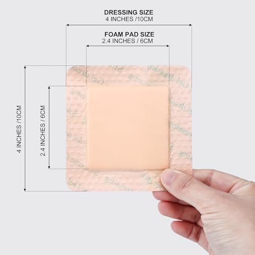 Silicone Foam Dressing 3x3 Gentle Border, – Sterility: Sterile until opened – Image 10