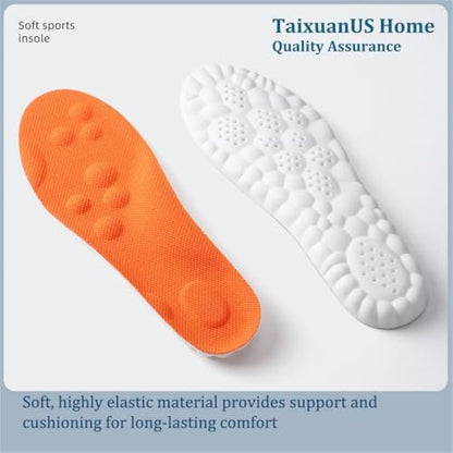 Insoles for Men and Women Cloud Like Sole Inserts with Arch Support Memory Foam (US-Men-6.5-11)