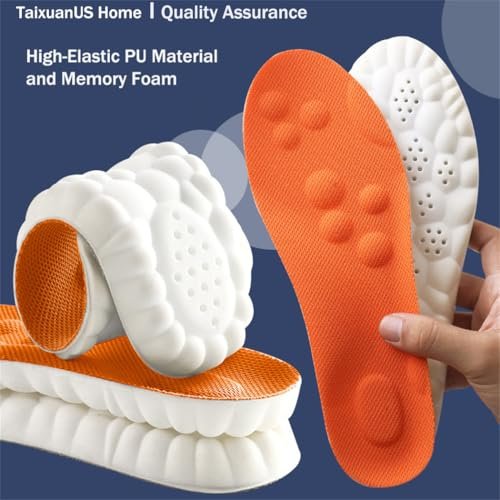 Insoles for Men and Women Cloud Like Sole Inserts with Arch Support Memory Foam (US-Men-6.5-11) - görsel 6