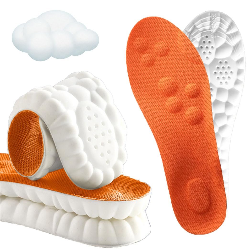 Insoles for Men and Women Cloud Like Sole Inserts with Arch Support Memory Foam (US-Men-6.5-11) - görsel 1