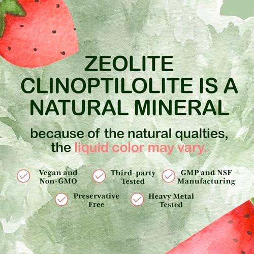 Zeolite Detox for Kids Liquid Drops - Gentle Daily Cleanse & Speech Support with Methylated B12 & Vitamin D - Kids Clinoptilolite Zeolite Drops Detox Cleanse Supplement 2oz - görsel 2