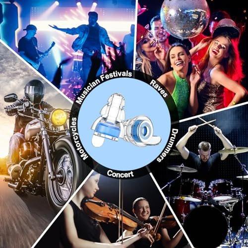 High Fidelity Concert Earplugs for Concerts – 24dB Noise Reduction: Advanced acoustic filters reduce harmful noise – Image 7