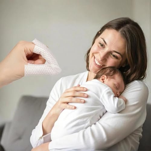 100 PCS Cotton Finger Cots, Finger Covers Protection for Finger Tips, Breathable, Sweat Resistant, and Wear-Resistant, for Injured Fingers, Ear Cleaning Finger Wipes for Dogs and Cats - görsel 10