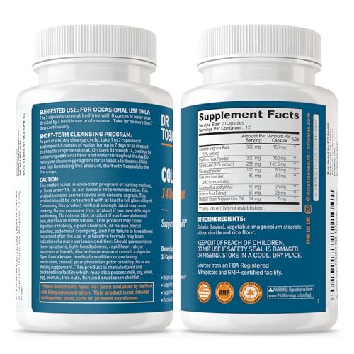 Dr. Tobias Colon Cleanse - Constipation – Gentle Colon Detox: The formula uses natural ingredients known for – Image 11