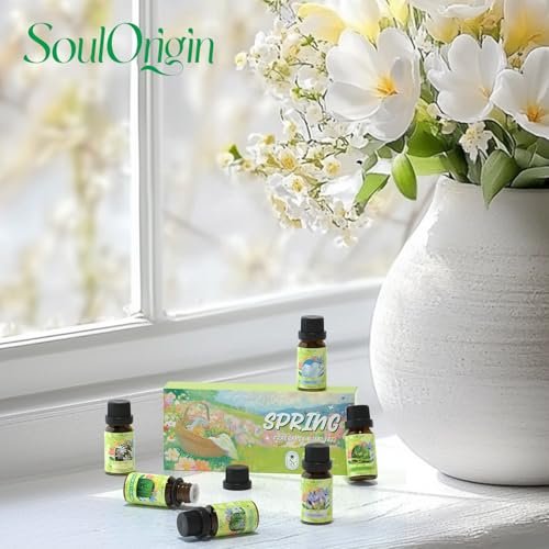 Soulorigin Spring Fragrance Oils Set, – Versatile Usage: Ideal for aromatherapy, meditation, yoga, or simply – Image 3