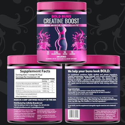 Bold Buns Creatine for Women – Supplement – Women-Centric Nutrition: Formulated with the specific physiological – Image 12