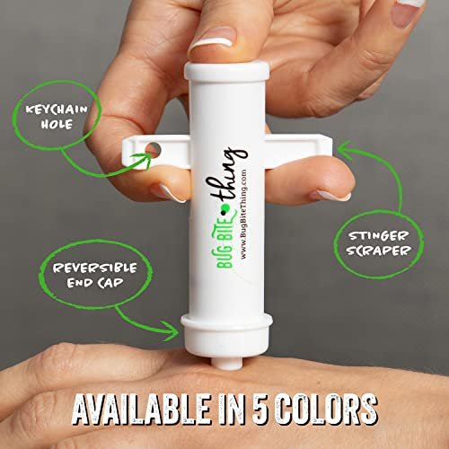 BUG BITE THING Suction Tool - Bug Bites and Bee/Wasp Stings, Natural Insect Bite Relief - Lavender, Pink, Teal 3-Pack (Pastel Colors) - görsel 6