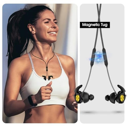 Softvox Earplugs Lanyard 2PCS, Magnetic Tug-Resistant Safety Connector Cord Keep Ear Plugs Secure Handy, Anti-Loss Silicone Strap Works with Any Earplugs, Earphones, Earbuds with Removable Tips