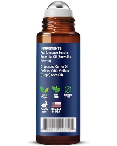 Frankincense Essential Oil Roll-On Blend 10 ml - Pure, Natural Oil with Grapeseed for Aromatherapy & Skin Care - Nexon Botanics - görsel 16