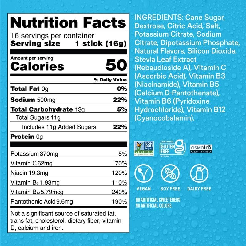 Liquid I.V.® Hydration Multiplier - Orange Vanilla Dream | Electrolyte Powder Drink Mix | 1 Pack (16 Servings) - görsel 1