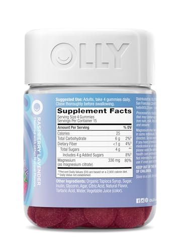 OLLY Relaxing Magnesium Gummies - Supports – Easy to Take: No pills or capsules – just chewable gummies perfect – Image 4