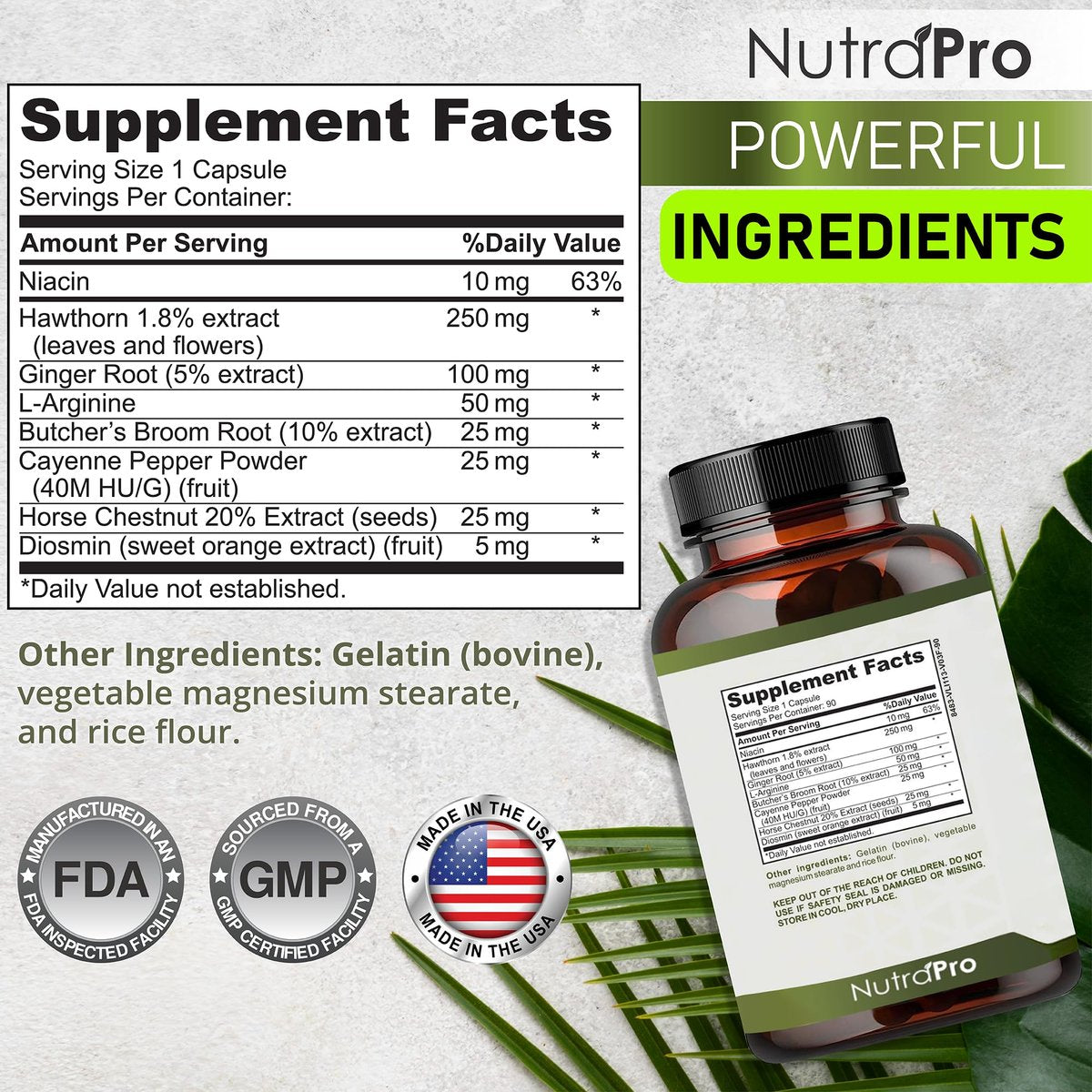 Best Blood Circulation Supplements and Vein – Brand: NutraPro – Image 10