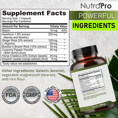 Best Blood Circulation Supplements and Vein – Brand: NutraPro – Image 10