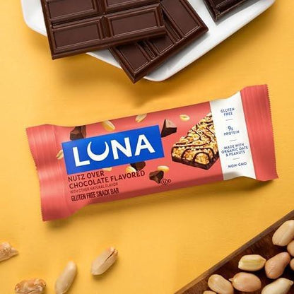 LUNA Bar - Variety Pack - 2 Flavors - Gluten Free Snack Bars - Non-GMO - Protein Bars - Made with Organic Oats (12 Pack)