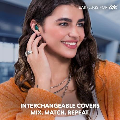 CURVD Cliq Noise Cancelling Ear Plugs – Reusable Concert Earplugs for Noise Reduction with Swappable Covers, 5 Tip Sizes & Travel Case. Stylish, Comfy, and Customizable Protection - görsel 18
