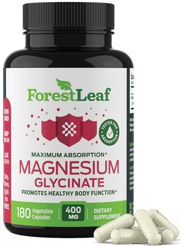 Pure Magnesium Glycinate 400mg Serving - – High Absorption Magnesium Glycinate: Magnesium bisglycinate is – Image 13