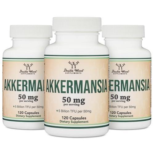 Akkermansia Probiotic and Postbiotic (Increases GLP-1 Production) 120 Capsules, 50mg per Serving (Third Party Tested to 5 Billion TFU per Serving, 50 Billion CFU per Gram) by Double Wood - görsel 10