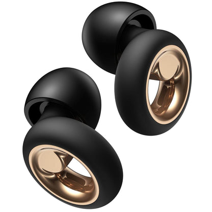 Vosaf Ear Plugs for Sleeping, 45dB Silicone Ear Plugs for Noise Reduction, Reusable Sleeping Noise Cancelling Earplugs for Snoring, Concert & Shooting Ear Protection with 6 Eartips (Black)