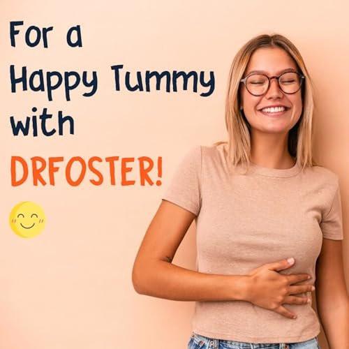 DRFOSTER Prebiotic Fiber Powder Unflavored - Soluble Fiber Supplement with Acacia Fiber & Inulin Powder for Digestive Health and Regularity | 5g Per Scoop, 70 Servings | Gluten & Sugar Free, Vegan - görsel 11