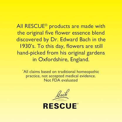 Bach RESCUE PASTILLES, Watermelon Flavor, Stress Relief Lozenges, Homeopathic, Flower Essences, 35 Count