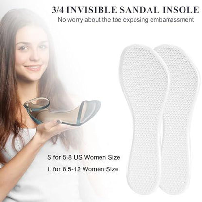 2 Pairs High Heel Inserts Women, – Two Pairs Included: Great value for multiple pairs of shoes or to share with a – Image 7