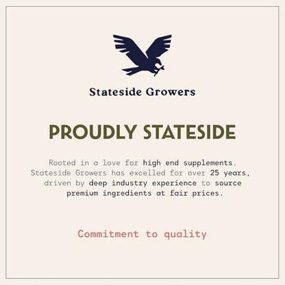 Stateside Growers Organic Wheatgrass Powder - 100% Whole-Leaf Powder for Energy, Detox & Immunity Support - Rich in Immune Vitamins, Fibers, and Minerals - Vegan-Friendly, Raw & Gluten-Free (8 Ounce)