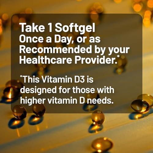 NatureWise Vegan Vitamin D3 5000iu (125 mcg) D3 from Lichen - Supports Immune, Muscle, Bone Health - High Absorption with Organic Cold-Pressed Olive Oil - Non-GMO - 60 Softgels [2-Month Supply] - görsel 14