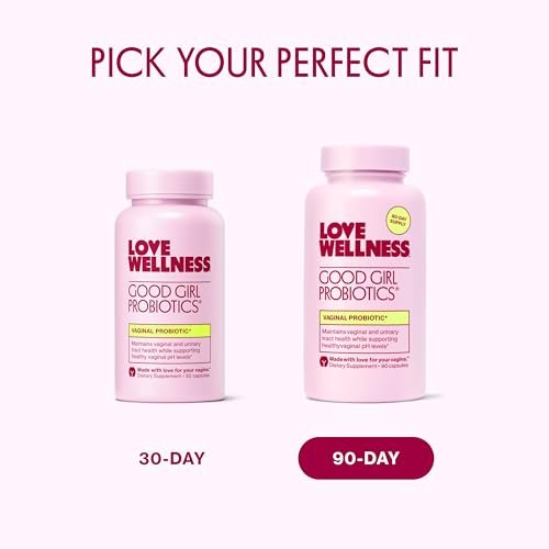 Love Wellness Good Girl Probiotics | Women’s Vaginal Health & pH Balance Supplement | 9-Strain Probiotic for Urinary Tract, Yeast, Odor & Immune Support | Gluten-Free (30-Day Supply) - görsel 6