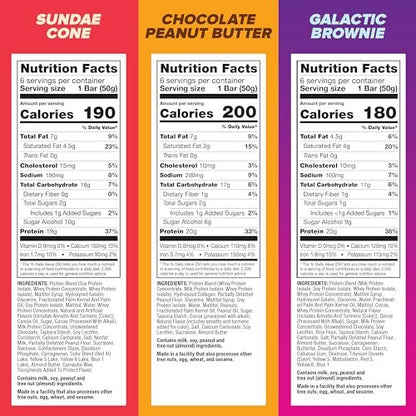 Pure Protein New Variety Pack Protein Bars – – High Protein, Low Sugar: Each bar provides 20g of protein to – Image 1