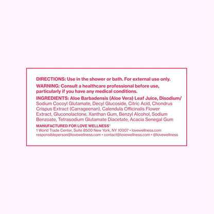Love Wellness pH Balancing Cleanser | Fragrance-Free Feminine Vulva Wash for Intimate Health & Hygiene | pH Matched with Aloe Vera & Calendula for Sensitive Skin | 10 Fl Oz