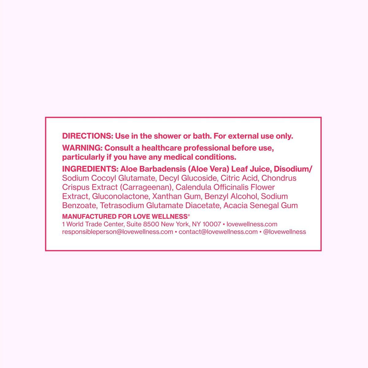 Love Wellness pH Balancing Cleanser | Fragrance-Free Feminine Vulva Wash for Intimate Health & Hygiene | pH Matched with Aloe Vera & Calendula for Sensitive Skin | 10 Fl Oz - görsel 5