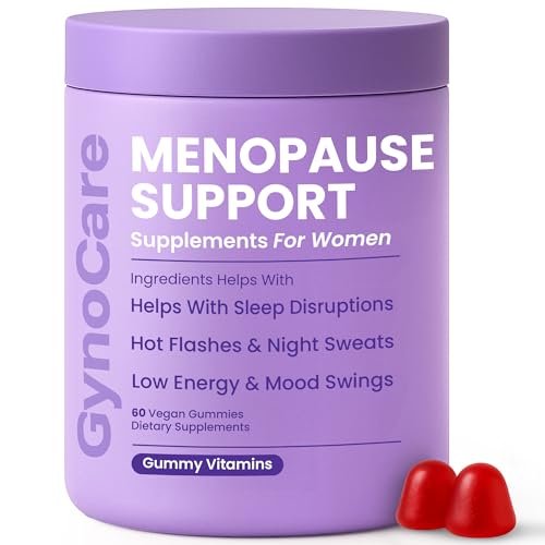 Menopause Supplements for Women | Menopause Gummy Vitamins | Relief for Hot Flashes, Night Sweats & Mood Swings | Helps Sleep Disruptions & Brain Function | 60 Vegan Gummies - görsel 8