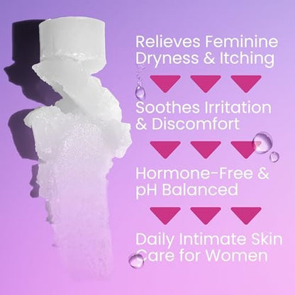 HydroGyn Vulva Balm | Vaginal Moisturizer & Menopause Support | Relieves Feminine Dryness, Itching & Irritation | Hormone-Free Vaginal Moisturizer for Women | pH Balanced Daily Intimate Skin Care