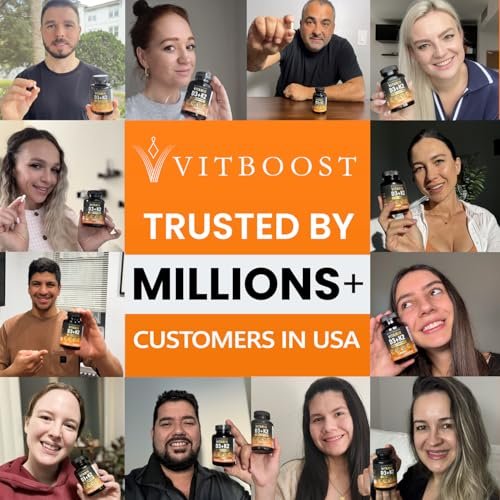 VITBOOST Vitamin D3 K2 Complex - Easy to Swallow - Vitamin D (D3) 5000 IU (125 mcg) & K2(MK-7) 90 mcg | Non-GMO | Gluten-Free | USA Made | 120 Capsules - görsel 15
